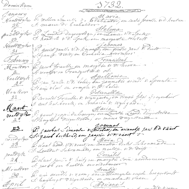 17320323 DTB-P&rsquo;dijk dp Joannes zv JS v Nielen - AJ vd Vaart